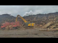 بازوی تخریب بیل مکانیکی با چنگک چوبی بازوی بلند بیل مکانیکی بازوی بلند بیل مکانیکی