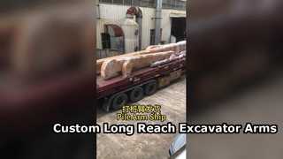 کشتی بازوی شمع بیل مکانیکی! بیل مکانیکی Long Reach Arm Excavator Long Arm