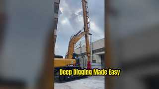 بازوی تلسکوپی بیل مکانیکی با سطل تاشو برای بیل مکانیکی Sany