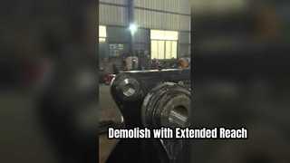 بازوی تخریب بیل مکانیکی با بوم تخریب برشی سنگ شکن برای بیل مکانیکی