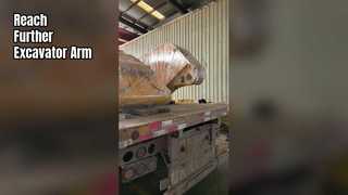 بیل مکانیکی بازوی بلند آماده ارسال