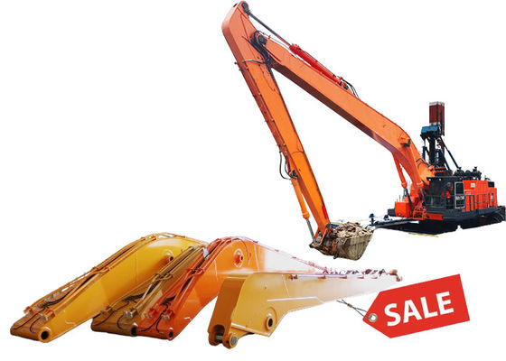 کیفیت  18m Long Reach Excavator Boom Heavy Equipment Long Arm For Cleaning Riverbed کارخانه