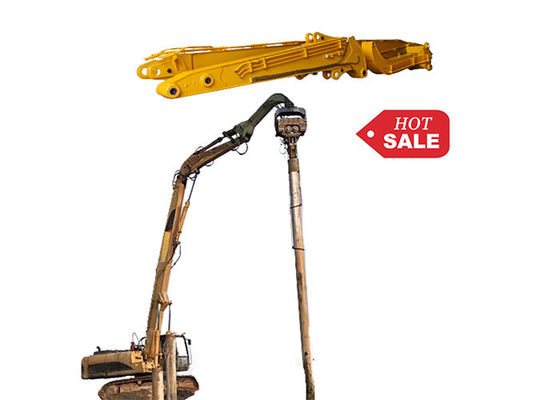 کیفیت  24M High Pile Height Excavator Piling Arm Long Reach For Cat Hitachi Komatsu کارخانه