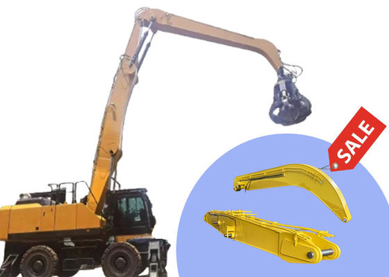 کیفیت  High Effective Material Handler Excavator Boom Arm For Grabbing Steel کارخانه