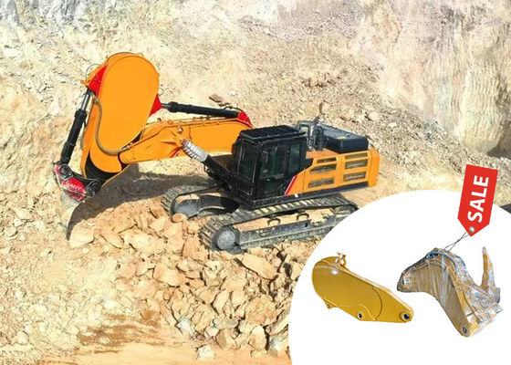 کیفیت  55 Ton High Strong Excavator Rock Arm , Q355B Material Excavator Ripper Boom کارخانه