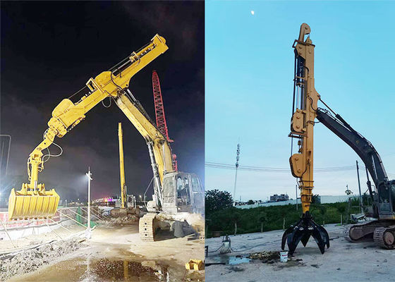 35 متر Excavator Telescopic Dipper Arm برای کار ساختمانی ظرفیت سطل بزرگ