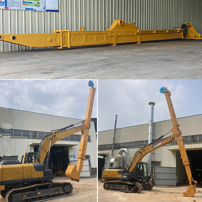 دو بخش Excavator Telescopic بازو بوم با سطل استاندارد یا Clamshell