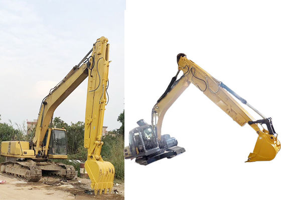 12M Telescopic Excavator Sliding Boom Arm با سطل برای حفاری حفاری پایه