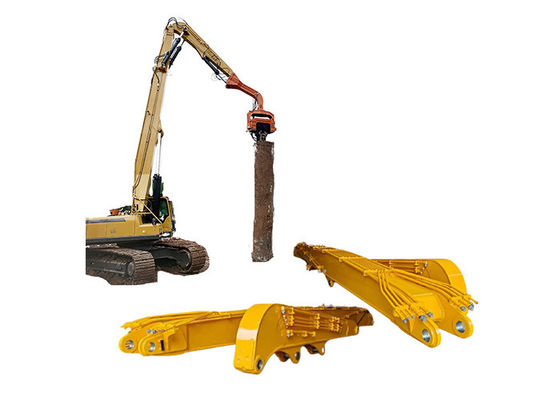 16m 18m 19m Excavator Piling Boom And Arm Pile راننده اتصال قدرت بالا