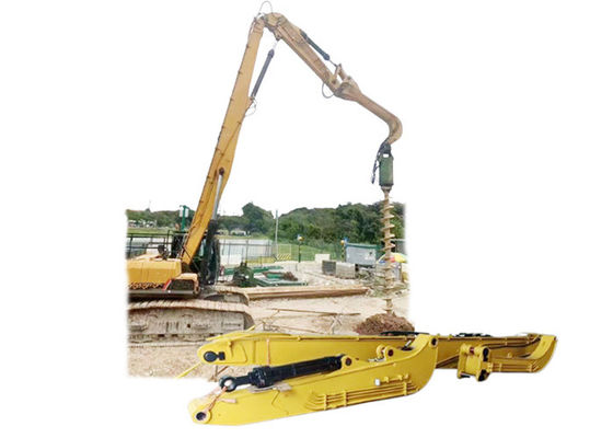 16m 18m 19m Excavator Piling Boom And Arm Pile راننده اتصال قدرت بالا