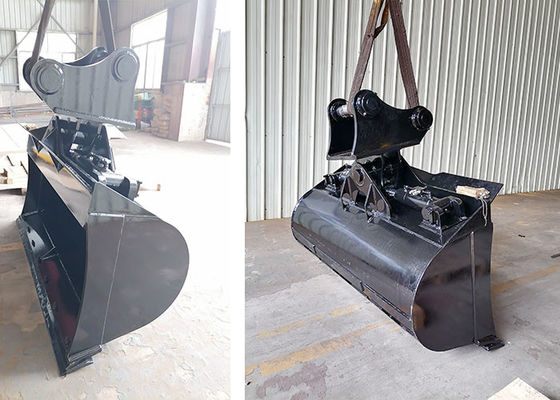 Shaogang Q355B Excavator Tilt Bucket برای حفاری شن خاک خاک