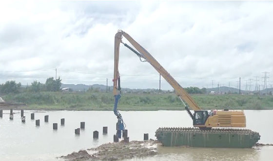 Q355B تجهیزات سنگین سنگ شکن بازو برای گربه Hitachi Komatsu Excavator