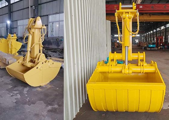 کاوشگر تلسکوپیک Telescopic 25m 30m 32m با سطل Clamshell برای کاوشگر
