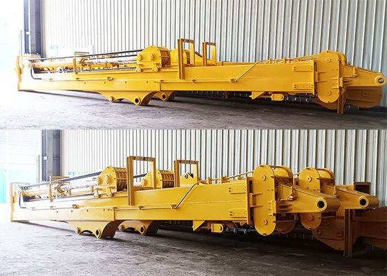کاوشگر تلسکوپیک Telescopic 25m 30m 32m با سطل Clamshell برای کاوشگر