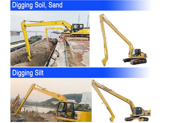 0.4 Cbm Excavator Long Reach Boom با Shaogang Q355B بالکن سیلندر