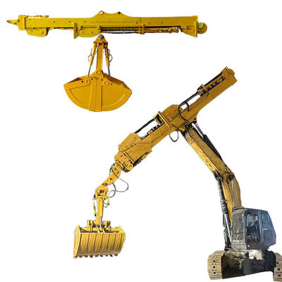 3 بخش Excavator Telescopic Boom Dipper Arm با 0.4cbm تا 2.5cbm سطل