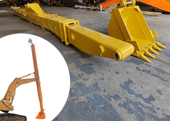 دو بخش Excavator Telescopic بازو بوم با سطل استاندارد یا Clamshell