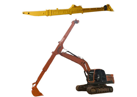 دو بخش Excavator Telescopic بازو بوم با سطل استاندارد یا Clamshell