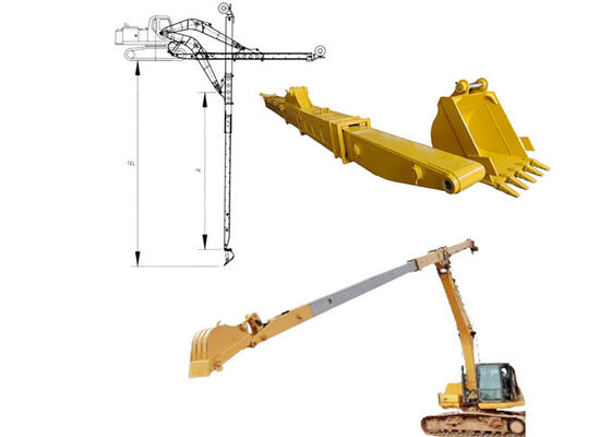 Q690D HG785 اکسیواتور بلند مدت بازوی تلسکوپی با سطل حفاری حفاری پایه