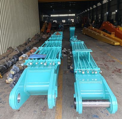 بیل مکانیکی بادوام 20-45 تنی، بوم تخریب 2 تکه 18 متری برای تخریب ساختمان، الحاقیه بیل مکانیکی Q355B