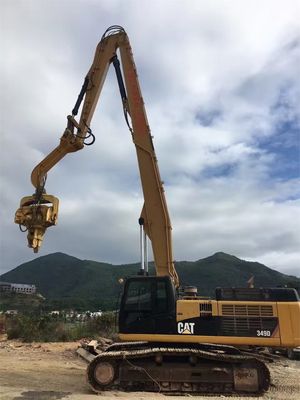بار سنگین 13.5-18m Excavator Piling Arm Boom برای 30-50 تن Excavator Sheet Pile Driving Attachment Q355B Q690D سفارشی شده
