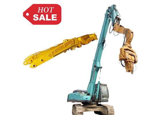 بار سنگین 13.5-18m Excavator Piling Arm Boom برای 30-50 تن Excavator Sheet Pile Driving Attachment Q355B Q690D سفارشی شده