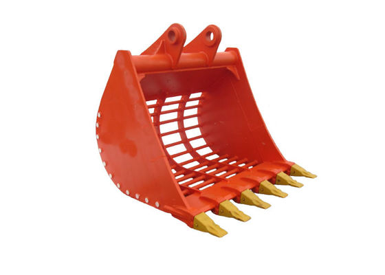 Q355B Excavator Skeleton Bucket Sieve Bucket Rotating High Effective (حفره حفاری اسکلیتون سطل سیب سطل چرخش موثر بالا)