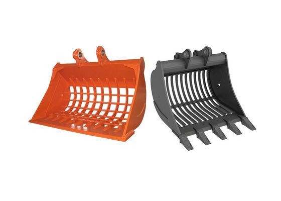 Q355B Excavator Skeleton Bucket Sieve Bucket Rotating High Effective (حفره حفاری اسکلیتون سطل سیب سطل چرخش موثر بالا)