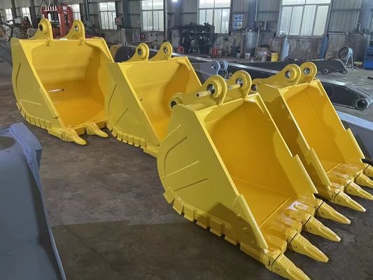 سطل سنگی 1 متر مکعبی ODM OEM سنگین برای ماشین آلات ساختمانی بیل مکانیکی حفاری سازگار با CAT320 PC200 ZX200