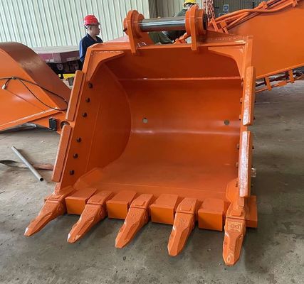 سطل سنگی 1 متر مکعبی ODM OEM سنگین برای ماشین آلات ساختمانی بیل مکانیکی حفاری سازگار با CAT320 PC200 ZX200