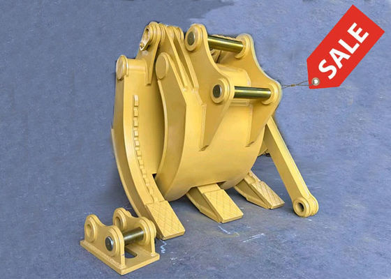 NM400 Q355B چنگال مکانیکی برای گرفتن چوب سنگ گربه هیتاچی کوماتسو