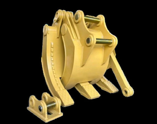 NM400 Q355B چنگال مکانیکی برای گرفتن چوب سنگ گربه هیتاچی کوماتسو