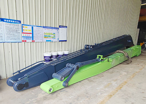 20 متري 21 متري کات هيتاشي Excavator Long Reach Boom زرد قرمز