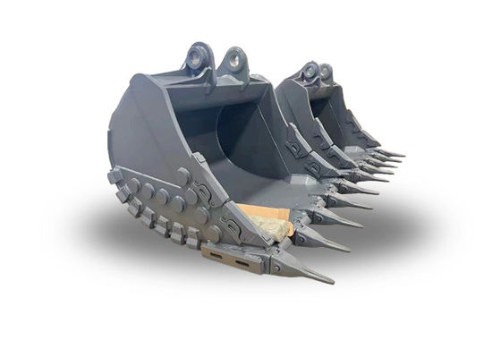 1 Cbm 1 تن Excavator Rock Bucket در کار معدن