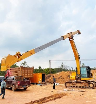 14m 16m Excavator بازوی تلسکوپی با سطل استاندارد سطل clamshell