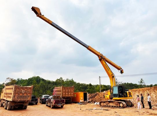 14m 16m Excavator بازوی تلسکوپی با سطل استاندارد سطل clamshell