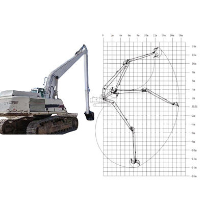 30M Excavator Long Arm برای هیتاچی 1200 Q690D مواد فولادی
