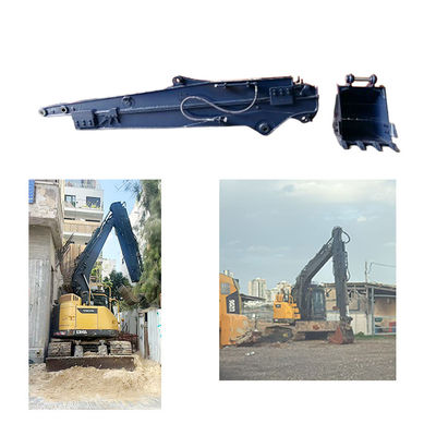 Shaogang Q355B Excavator Telescopic Arm با سطل استاندارد عملکرد تلسکوپی جوش بهتر
