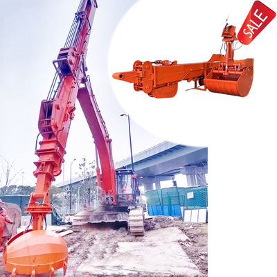 دست تلسکوپیک دپر Clamshell دست تلسکوپیک برای Cat 350 Sany 500 Hitachi 490