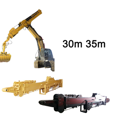 Top 1 Telescopic Boom for Excavator Dipper Arm Telescopic Arm With Clamshell Bucket