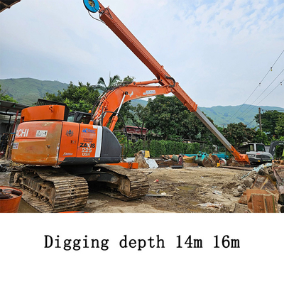 14M 16M Excavator Long Reach Telescopic Boom بازوی تلسکوپی برای Excavator هیدرولیک تلسکوپی Excavator Excavator Teledipper