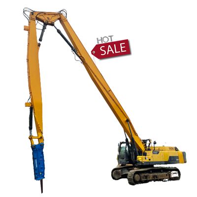 بوم بلند تخریب سه تکه 16-20 متری برای بیل مکانیکی ZX250 ZX260 ZX330 برای ماشین آلات ساختمانی