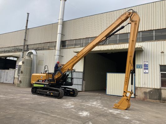 بیل مکانیکی بادوام 20-45 تنی، بوم تخریب 2 تکه 18 متری برای تخریب ساختمان، الحاقیه بیل مکانیکی Q355B