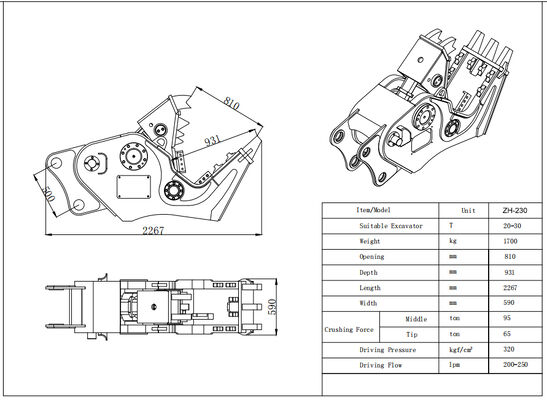 حفاری کنکریت پلرر هیدرولیک پلرر