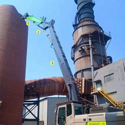 بازوی تخریب سنگین با دسترسی بالا — خدمات تخصصی اصلاح بازو و بوم بیل مکانیکی