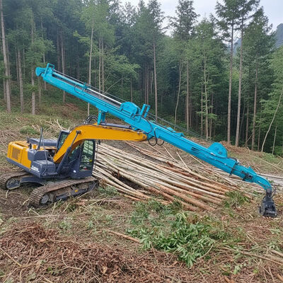 Excavator Telescopic Arm for Grabbing Tree